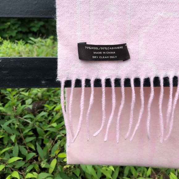 Coach Scarf in Pale Pink - Picture 2 of 3